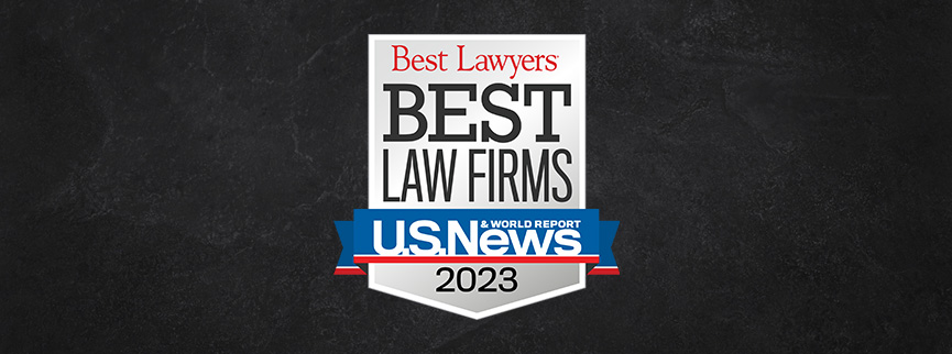 Best Law Firms logo on gray background